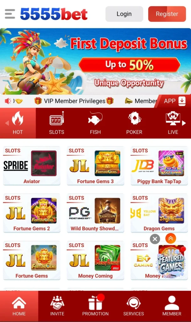 5555bet game