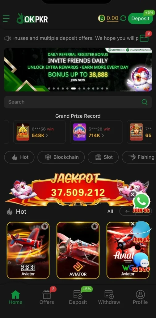 Ok Pkr game